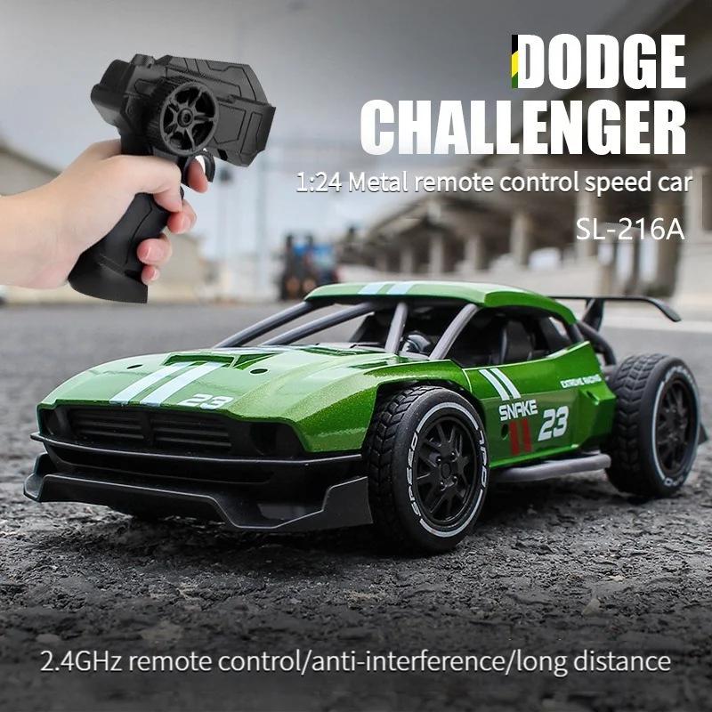 RC Car Metal 2.4G 1/24 Bubber Tires 15km/h Drift High Speed Remote Control Cars Childrens Toy Gift for Boy Rc Cars f